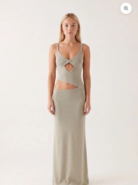 sun dress with cut outs Crochet Out Beach Chiffon A Line Square line dress for women detachable bolero bridal gown Size:2XL/Fit Waist 31.5
